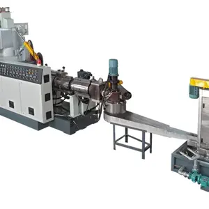 New Single Screw Design PP PE Pelletizing Machine for Water Ring Cutting Recycling Plastic Solid Granules Supplied to Nigeria