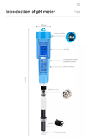 PH-6118 acidimètre étalonnage automatique affichage rétroéclairé testeur de peau numérique sonde BNC remplaçable stylo Type PH mètre