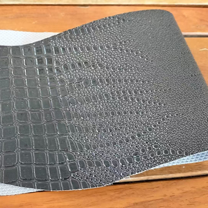 高級クロコダイルテクスチャ本革プレミアムエンボス加工革（バッグ、財布、自動車内装用） - Product Image 4