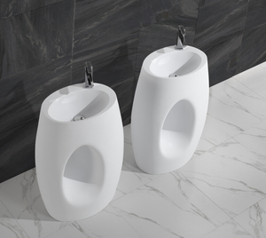KKR superficie sólida piedra artificial <span class=keywords><strong>baño</strong></span> grifo <span class=keywords><strong>de</strong></span> <span class=keywords><strong>baño</strong></span> pie lavabo - Product Image 3