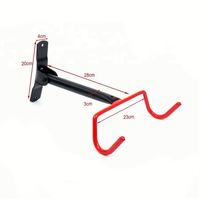 Support mural pour vélo RHETECH BH102, support double pour vélo, crochets en caoutchouc épais, support de vélo rabattable, système de rangement OEM