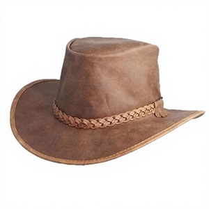 Sombrero de Vaquero de Cuero Crusher - Product Image 1