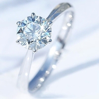 Anillo Clásico de Plata de Ley 925 con Moissanita Hexagonal, Corte Brillante, Anillo de Dedo de Lujo para Boda o Compromiso