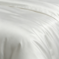 Ensemble de literie d'hôtel de qualité supérieure, économique, 100% coton, textile d'hôtel en gros, blanc, 4 pièces, housse de couette, drap, taie d'oreiller