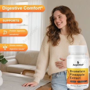 AegleWell <strong>Bromelain</strong> Proteolytic Digestive <strong>Enzymes</strong> Supplements, Supports Healthy Digestion, Joint Health, Nutrient Absorption - Product Image 4