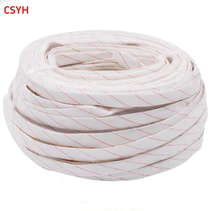 Manchons de câble en fibre de verre 1.5kV <span class=keywords><strong>Gaine</strong></span> de fil électrique enduite d'adhésif résistant à la chaleur <span class=keywords><strong>Gaine</strong></span> en résine de silicone ignifuge - Product Image 1