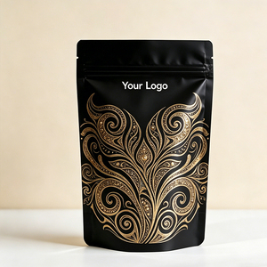 Bolsa con Cierre Personalizada de Sheng Kang Packaging, Bolsa con Cierre Hermético de Grado Alimenticio, Impresión en Huecograbado, Diseño Floral Rojo - Product Image 4