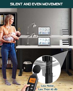 Ergonomic Standing Electric <strong>Adjustable</strong> Height Managers Office <strong>Computer</strong> Electric Stand Up <strong>Desk</strong> Frame - Product Image 4