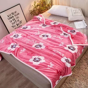 Nhà Máy Nhà sản xuất Nhà cung cấp in 2 lớp giá thấp 100% polyester mềm flannel san hô lông cừu ném chăn - Product Image 4