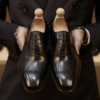 Nouvelles Chaussures Habillées pour Hommes 2026 – Modèle Oxford Artisanal de Luxe pour Mariage et Affaires – Design Tendance en Cuir