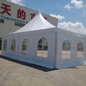 Bâche de tente extérieure en PVC blanc imperméable avec abri solaire monocouche pour grandes fêtes et rassemblements, logo personnalisé - Product Image 3