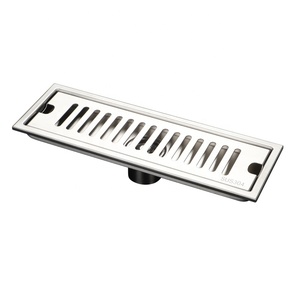 Dài kênh cống có thể tháo rời Grate Lọc vòi hoa sen thoát nước sàn Vàng phòng Tắm Vuông Brass thoát nước sàn - Product Image 1