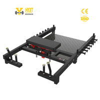 Machine de musculation professionnelle en acier robuste pour les hanches et les fessiers, capacité 100 kg, certifiée CE, pour salles de sport et centres de fitness