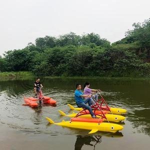 Nuevo diseño PE Material 2 asientos tiburón agua flotador bicicleta barco para la venta - Product Image 2