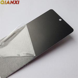 <span class=keywords><strong>Aluminium</strong></span> anodisé noir Taille personnalisée <span class=keywords><strong>Aluminium</strong></span> anodisé Métal vierge Nom de marque Plaque de logo en métal - Product Image 3
