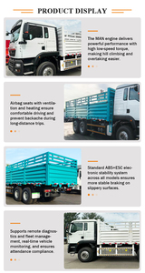 รถบรรทุกสินค้า Sinotruk HOWO TX 6x4 ราคาโรงงาน กำลัง 400 แรงม้า ยูโร 2 10 ล้อ TX-F ห้องโดยสารหรูหรา พวงมาลัยซ้าย รถบรรทุกขนาดกลาง - Product Image 4
