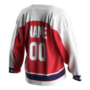 Jersey de Hockey Rosa Personalizado, de Gran Tamaño, con Impresión y Bordado del Fabricante, de Secado Rápido, para Gimnasio - Product Image 4