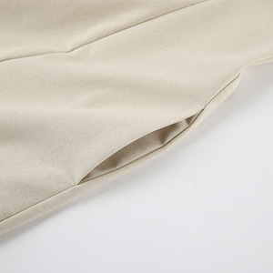Enyami Vestido Largo Holgado Sin Tirantes de Lino y Algodón Color Caqui con Bolsillos para Mujer, Nuevo Estilo Acogedor para Vacaciones de Verano en la Playa y Resort - Product Image 6