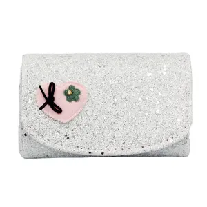 Children Glitter Shoulder Bag White Hand Bag Custom Pattern Women Messenger Bag