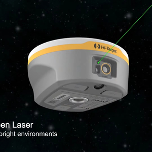 Récepteur GNSS de mesure laser de haute précision Hi Target TIlt Survey + double caméra GPS RTK V600L portée 15 km 1408 canaux IP68 - Product Image 1