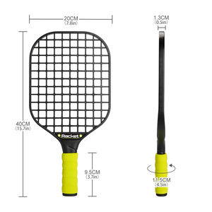 Nouveauté : Kits de pickleball silencieux avec technologie d'atténuation du bruit pour enfants – Raquettes de pickleball silencieuses pour <span class=keywords><strong>jeux</strong></span> sportifs - Product Image 6