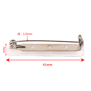 Nouveau 7*41mm Nickle Adhésif Épingle De Sécurité Géant Épingle De Sécurité pour Badge Vêtement - Product Image 5