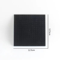 Base Clásica Estándar de 16x16 para Bloques de Construcción de Partículas Pequeñas, Base de un Solo Lado Compatible con las Principales Marcas de Juguetes de Ladrillos