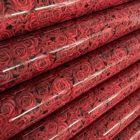 Couverture de table transparente de haute qualité, nappe en tissu huileux PVC à impression laser