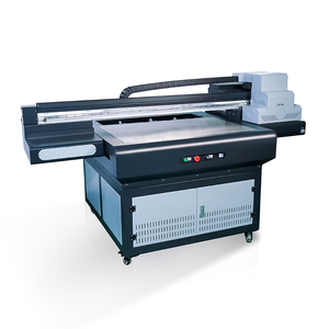 A0 6090 de gran formato de 3 cabeza de impresión barniz UV máquina de impresión con dispositivo rotativo - Product Image 3
