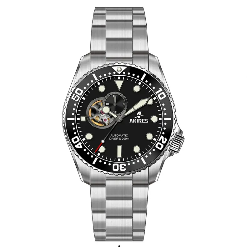 Brand affordable high quality Nh39 Japan movement automatic diver watch sapphire mechanical watch calendar