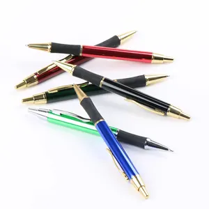 מפעל יוקרה כדור עט זהב Ballpen זהב לפרסם יפה עט כדורי אישית עט עם לוגו מותאם אישית OEM ODM חם מכירות