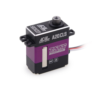 AGFRC A20CLS 21g Mini Motor Digital Plano de Alto Torque HV con Engranajes Metálicos de 7.5KG para Coche/Avión RC 1/24 - Product Image 2