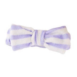 Set Fascia per Capelli e Braccialetto Kawaii con Fiocco, Morbida Fascia in Peluche per Lavaggio Viso da <span class=keywords><strong>Donna</strong></span>, Fasce Elastiche in Spugna e Braccialetti Anti-Goccia - Product Image 5