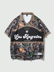 T-shirts décontractés en coton pour hommes, coupe oversize, respirants, tricotés, col rond, manches courtes, avec logo imprimé – Vente en gros - Product Image 4