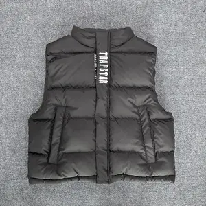 Extérieur Manteaux Piège Londres Haute Rue Vêtements Gilet Hommes Streetwear Top Cargo Vestes Hip Hop Sans Manches Beau Doudoune