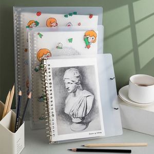 Kawaii Gift Custom logo PVC Plastic Hardcover Cover Spiral Diary Journal <b>Notebook</b> for School - Product Image 3