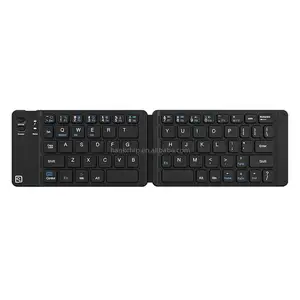 OEM Keyboard Bluetooth lipat, papan ketik nirkabel 67 tombol untuk ponsel iPad komputer
