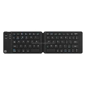 OEM Folding Bluetooth Keyboard 67 teclas Teclado Sem Fio para Telefone iPad Computador