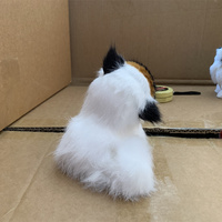 Chine nouvelle idée personnaliser le modèle de chat réaliste d'animal en peluche motorisé peut faire des sons avec le miaou