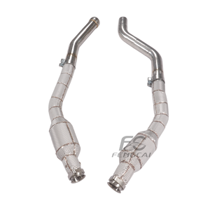 Tubo de Escape de Alto Flujo SS304 con Aislamiento Térmico para Mercedes Benz GLE63 AMG W167 ML63 V8, Mejora de Potencia - Product Image 4