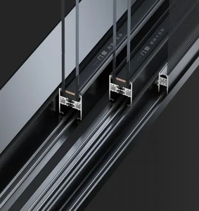 Modern tasarım alüminyum sürgülü kapı pencere alüminyum alaşımlı çerçeve paslanmaz çelik ekran netleştirme yatay açılış Bay pencere - Product Image 2