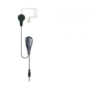 VITAI E75W-Y Spy fone de ouvido com PTT vestindo confortável Sports Headset