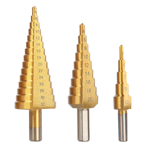ดอกสว่านเจาะเหล็กแบบขั้นบันได FIXTEC ความเร็วสูง HSS ไทเทเนียม สำหรับเจาะโลหะและไม้ รุ่น FASDB12/FASDB20/FASDB32 - Product Image 2