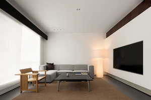 Professionale 3D Rendering di <span class=keywords><strong>interni</strong></span> per la <span class=keywords><strong>casa</strong></span> moderna minimalista piani per soggiorno camera da letto zona pranzo appartamento - Product Image 5