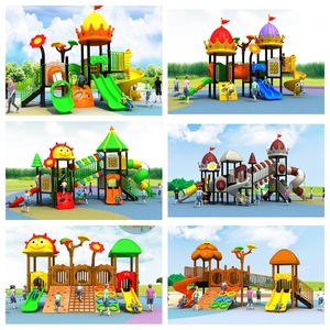 Toboggans de parc extérieur, aire de jeux pour enfants, équipement de divertissement en plastique, jeux - Product Image 3
