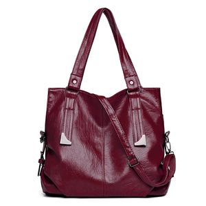 Sac fourre-tout antivol en cuir PU de haute qualité et sac à main pour femme avec fermeture éclair et doublure en polyester - Product Image 5
