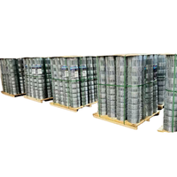 Clôture de ferme en métal de sécurité directe d'usine, galvanisée et revêtue de PVC, anti-rongeurs, montage facile, 200X200X10 cm pour utilisation à la ferme