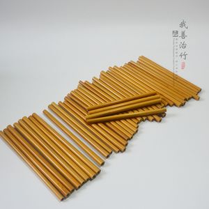 <b>Bamboo</b> <b>Straws</b> Round Solid Color Disposable For Party Beverage Stir Sticks ZX 04 From Chongqing - Product Image 1