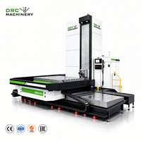 Machine à alésage et fraisage horizontale CNC DBM160, broche de 160 mm, déplacement sur axe X de 4000 mm, capacité de charge de table de 20 tonnes, DRC Machinery