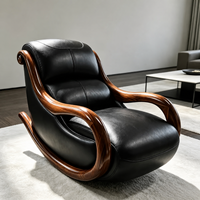 Meubles sur mesure fabriqués à l'usine de Foshan |   Nouveau fauteuil inclinable de style chinois en bois de zèbre